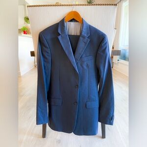 Tommy Hilfiger Full Suit (Jacket & Pants), 38L Jacket, 32x32 Pants, Navy Blue